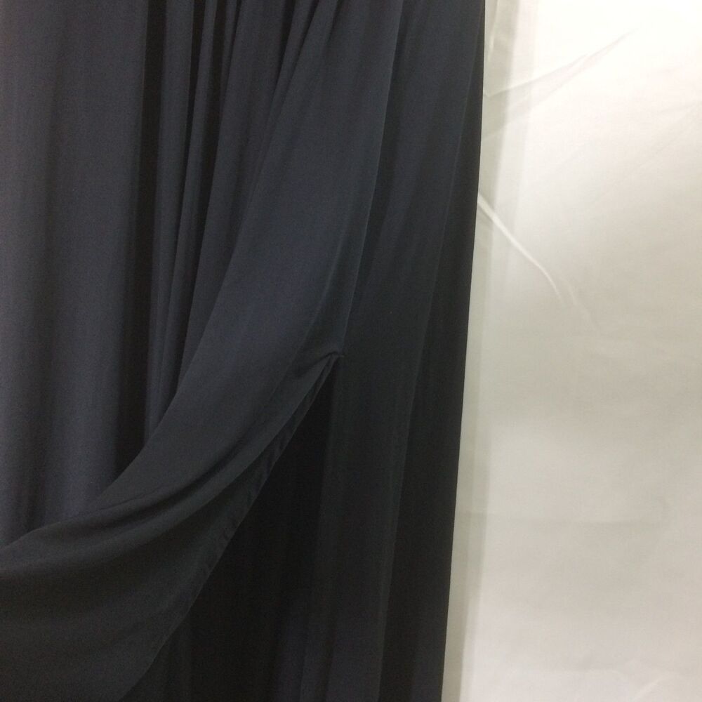NEW Popilush Black Shapewear Maxi Dress Built In Bra Formal Slit XXL NO TIE - Picture 6 of 10
